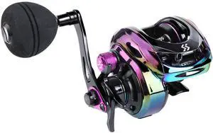 Baitcasting Fishing Reel High Speed Baitcaster with 9+1 Ball Bearings, Gear Ratio 8.0:1, Magnetic Brake System Power Handle Casting Reels Baitcasting Fishing Reel High Speed Baitcaster with 9+1 Ball Bearings, Gear Ratio 8.0:1, Magnetic Brake System Power Handle Casting Reels