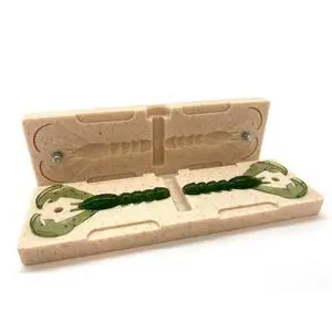 Soft Plastic Injection Mold, 2-Cavity 3" Baby Rage Craw Bait Mold | CNC-Machined Acrylic Stone, Enhanced Air Vent Channels, Bubble-Free Casting, Compatible with Standard Injectors Soft Plastic Injection Mold, 2-Cavity 3" Baby Rage Craw Bait Mold | CNC-Machined Acrylic Stone, Enhanced Air Vent Channels, Bubble-Free Casting, Compatible with Standard Injectors