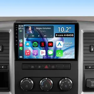 10.2" 8 Core 4+64GB Car Radio Stereo Upgrade for 2009-2012 Dodge Ram 1500 2500 3500, Plug and Play Android 13 Head Unit with Wireless Carplay/Android Auto/1080P Backup Camera 10.2" 8 Core 4+64GB Car Radio Stereo Upgrade for 2009-2012 Dodge Ram 1500 2500 3500, Plug and Play Android 13 Head Unit with Wireless Carplay/Android Auto/1080P Backup Camera
