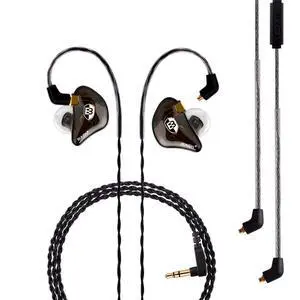 Professional in Ear Monitor Headphones for Singers Drummers Musicians with MMCX Connector IEM Earphones (Pro Clear Brown) Professional in Ear Monitor Headphones for Singers Drummers Musicians with MMCX Connector IEM Earphones (Pro Clear Brown)