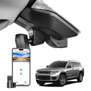 Front 4K & Rear 1080P Dash Cam for Grand Cherokee 2022-2026 | Grand Cherokee L 2021-2026 (Model D), Laredo Limited Overland Summit Trailhawk, UHD 2160P Video,WiFi & App,GPS, 128GB Card Front 4K & Rear 1080P Dash Cam for Grand Cherokee 2022-2026 | Grand Cherokee L 2021-2026 (Model D), Laredo Limited Overland Summit Trailhawk, UHD 2160P Video,WiFi & App,GPS, 128GB Card