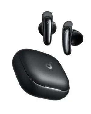 Liberty Buds by Anker Wireless Earbuds with Adaptive ANC | Semi-in-ear design with removable ear fins, fast charging, translation support, and up to 30 hours of playtime Liberty Buds by Anker Wireless Earbuds with Adaptive ANC | Semi-in-ear design with removable ear fins, fast charging, translation support, and up to 30 hours of playtime