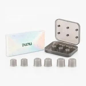 DUNU S&S Earbud Tips for 4.0mm-6mm Nozzle, Silicone Ear Tips Replacement for Da Vinci, Explorer, Titan S2, Wireless/Wired Earphones (S/M/L(Each Size 1 Pair)) DUNU S&S Earbud Tips for 4.0mm-6mm Nozzle, Silicone Ear Tips Replacement for Da Vinci, Explorer, Titan S2, Wireless/Wired Earphones (S/M/L(Each Size 1 Pair))