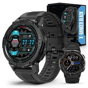 X-Ranger Smart Watch (Answer/Make Calls), Rugged Fitness Tracker IP69K Waterproof, Compatible with Android and iOS, 14 Days of Battery Military Durable, AMOLED Screen X-Ranger Smart Watch (Answer/Make Calls), Rugged Fitness Tracker IP69K Waterproof, Compatible with Android and iOS, 14 Days of Battery Military Durable, AMOLED Screen