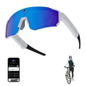 AI Smart Glasses with Camera, Bluetooth Sunglasses for Outdoor Sports | 8MP Camera, AI Image Enhancement, Built-In Storage, WiFi Transfer, Stabilization for Cycling, Travel & Daily Adventures AI Smart Glasses with Camera, Bluetooth Sunglasses for Outdoor Sports | 8MP Camera, AI Image Enhancement, Built-In Storage, WiFi Transfer, Stabilization for Cycling, Travel & Daily Adventures
