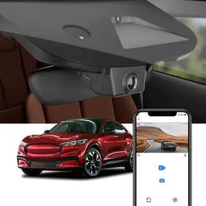 4K Dash Cam Suitable for Ford Mustang Mach-E 2021-2025 GT Select Premium, OEM Factory Look, 2160P UHD Video, Built-in WiFi & APP, Loop Recording, G-Sensor, Plug & Play, 64GB Card 4K Dash Cam Suitable for Ford Mustang Mach-E 2021-2025 GT Select Premium, OEM Factory Look, 2160P UHD Video, Built-in WiFi & APP, Loop Recording, G-Sensor, Plug & Play, 64GB Card