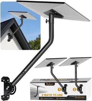 Mount for Starlink Standard 4 4X Gen 3, Adjustable 25" Roof Mounting Kit | Include Aluminum Pipe Adapter, Adjustable Starlink Wall Mount, Long Heavy Duty Starlink Pole Mount, Easy Installation Mount for Starlink Standard 4 4X Gen 3, Adjustable 25" Roof Mounting Kit | Include Aluminum Pipe Adapter, Adjustable Starlink Wall Mount, Long Heavy Duty Starlink Pole Mount, Easy Installation