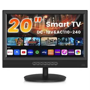 20inch Smart TV,Full HD 1080p LED Flat Screen with ATSC TV,with Built-in HDMI/USB/DC-12IN -Suitable for Kitchen Kid's Room Basement or RV Camper 20inch Smart TV,Full HD 1080p LED Flat Screen with ATSC TV,with Built-in HDMI/USB/DC-12IN -Suitable for Kitchen Kid's Room Basement or RV Camper