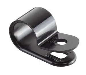 Black Nylon Plastic Cable Clamps, 3/8" Screw Mounts for Cable, Rope, Tube Management, 100 Pack Black Nylon Plastic Cable Clamps, 3/8" Screw Mounts for Cable, Rope, Tube Management, 100 Pack