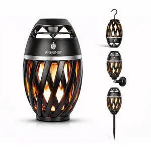 Unique Gifts for Men, Outdoor Bluetooth Speaker Waterproof Wireless with Torch LED Light, Birthday Gift for Boyfriend Him Dad, Cool for Garden, Patio, Outside (Black) Unique Gifts for Men, Outdoor Bluetooth Speaker Waterproof Wireless with Torch LED Light, Birthday Gift for Boyfriend Him Dad, Cool for Garden, Patio, Outside (Black)
