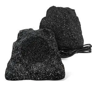 8" Outdoor Rock Bluetooth Speakers Wired IPX7 Waterproof 600 Watt Resin Material All Weather for Deck Pool Backyard Patio Garden BBQ (1 Pair Black) 8" Outdoor Rock Bluetooth Speakers Wired IPX7 Waterproof 600 Watt Resin Material All Weather for Deck Pool Backyard Patio Garden BBQ (1 Pair Black)