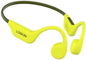 Bone Conduction Headphones Bluetooth 5.4, Open Ear Headset with Mic | 10H Playtime, IPX5 Sweat Resistant Sports Earbuds for Running Cycling Hiking, Yellow Bone Conduction Headphones Bluetooth 5.4, Open Ear Headset with Mic | 10H Playtime, IPX5 Sweat Resistant Sports Earbuds for Running Cycling Hiking, Yellow