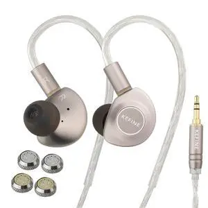 Delci AE Hi-Fi IEMs, 10mm DLC+PU Dynamic Drive in-Ear Monitors with Interchangeable Tuning Nozzles, 5.3g Ultralight CNC Aluminum Wired Earbuds, Detachable 164-Core Silver-Plated Cable(3.5mm) Delci AE Hi-Fi IEMs, 10mm DLC+PU Dynamic Drive in-Ear Monitors with Interchangeable Tuning Nozzles, 5.3g Ultralight CNC Aluminum Wired Earbuds, Detachable 164-Core Silver-Plated Cable(3.5mm)