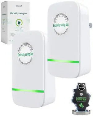 Power Plug Pro Electricity Saving Box, 2026 New Power Factor Saver Plug in, Energy Savings Device with Voltage Optimization, Automatic Stable Voltage Regulator for Home Office (Style B-2PCS) Power Plug Pro Electricity Saving Box, 2026 New Power Factor Saver Plug in, Energy Savings Device with Voltage Optimization, Automatic Stable Voltage Regulator for Home Office (Style B-2PCS)