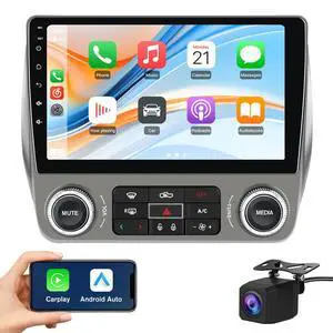 Car Radio Stereo for Chevy Camaro 2010-2015 CarPlay Android Auto | 5G WiFi 2G RAM 64G ROM Biult in Wireless CarPlay Android Auto BT 5.0 GPS Navigation DSP SWC with 1080P Backup Camera Car Radio Stereo for Chevy Camaro 2010-2015 CarPlay Android Auto | 5G WiFi 2G RAM 64G ROM Biult in Wireless CarPlay Android Auto BT 5.0 GPS Navigation DSP SWC with 1080P Backup Camera