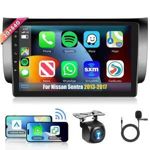 4Core+64G for Nissan Sentra 2013-2017 Car Radio with Wireless Carplay/Android Auto,Android Car Stereo 10.1 Inch Touch Screen GPS Navi WiFi Bluetooth FM/RDS Mirror Link SWC Backup Camera 4Core+64G for Nissan Sentra 2013-2017 Car Radio with Wireless Carplay/Android Auto,Android Car Stereo 10.1 Inch Touch Screen GPS Navi WiFi Bluetooth FM/RDS Mirror Link SWC Backup Camera