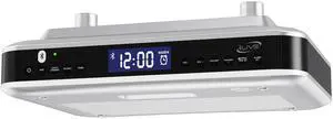 iLive Bluetooth Under Cabinet Radio with Clock, Timer & LED Kitchen Light iLive Bluetooth Under Cabinet Radio with Clock, Timer & LED Kitchen Light