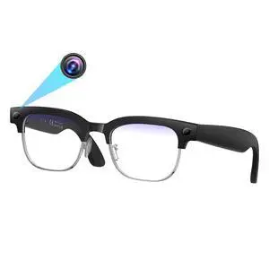 800W Ai Smart Glasses with Camera 1080P HD Video Recording, AI Translator for 160 Languages, GPT Object Recognition, Bluetooth Audio, Photochromic Lenses, 290mAh Long Battery for Travel Sports 800W Ai Smart Glasses with Camera 1080P HD Video Recording, AI Translator for 160 Languages, GPT Object Recognition, Bluetooth Audio, Photochromic Lenses, 290mAh Long Battery for Travel Sports