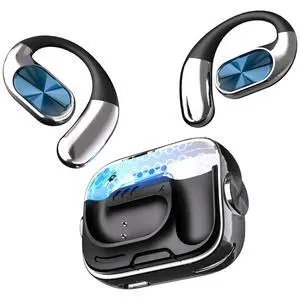 Open-Ear Headphones, Wireless Bluetooth Earbuds 360° Swivel Charging Case | Bluetooth 6.0 & ENC Call Noise Reduction, Ultra-Comfortable & Snug Fit, Powerful Sound, IPX5 Waterproof, Up to 60H Playtime Open-Ear Headphones, Wireless Bluetooth Earbuds 360° Swivel Charging Case | Bluetooth 6.0 & ENC Call Noise Reduction, Ultra-Comfortable & Snug Fit, Powerful Sound, IPX5 Waterproof, Up to 60H Playtime
