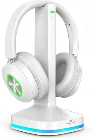 Wireless Headphones for TV, TV Headphones Wireless for Seniors with Transmitter Charging Base, 3 Audio Modes & Low Latency & Blutooth 5.4, Bluetooth Headphones for TV Watching, Gifts for Elderly Wireless Headphones for TV, TV Headphones Wireless for Seniors with Transmitter Charging Base, 3 Audio Modes & Low Latency & Blutooth 5.4, Bluetooth Headphones for TV Watching, Gifts for Elderly