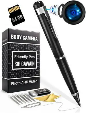 Premium Body Camera Pen Full HD 1080p Video & Photos, 70-Min Battery, Motion Detection, One-Button Control, 2026 Model Premium Body Camera Pen Full HD 1080p Video & Photos, 70-Min Battery, Motion Detection, One-Button Control, 2026 Model