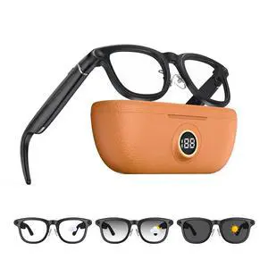 2026 AI Smart Glasses with Camera, 8MP Action Camera & 4K Video Recording Glasses with 3600mAh Charging Case, Photochromic Sunglasses, EIS Stabilization,Bluetooth Glasses for Men Women Cycling Working 2026 AI Smart Glasses with Camera, 8MP Action Camera & 4K Video Recording Glasses with 3600mAh Charging Case, Photochromic Sunglasses, EIS Stabilization,Bluetooth Glasses for Men Women Cycling Working