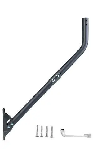 Universal Antenna Mounting Pole 1.5" Dia x 35" L, Heavy Duty J Mount for Starlink, Weather Station & All Types of Antennas, Adjustable Pivot Lock Bracket for Wall, Eave & Roof Universal Antenna Mounting Pole 1.5" Dia x 35" L, Heavy Duty J Mount for Starlink, Weather Station & All Types of Antennas, Adjustable Pivot Lock Bracket for Wall, Eave & Roof
