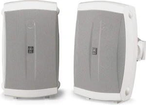 Audio NS-AW150W 2-Way Indoor/Outdoor Speakers (Pair, White) All-weather design with 5-way binding posts and 120W peak power for decks, patios and home theaters Audio NS-AW150W 2-Way Indoor/Outdoor Speakers (Pair, White) All-weather design with 5-way binding posts and 120W peak power for decks, patios and home theaters