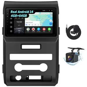 9" Android Car Stereo for 2009-2014 Ford F150 FDF1X7A | 4+64GB Wireless CarPlay Android Auto GPS Navigation Bluetooth 5.4 Backup Camera Support Touch Screen Radio Upgrade 9" Android Car Stereo for 2009-2014 Ford F150 FDF1X7A | 4+64GB Wireless CarPlay Android Auto GPS Navigation Bluetooth 5.4 Backup Camera Support Touch Screen Radio Upgrade
