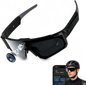 AI Smart Glasses with Camera, 32MP HD Stabilized Video Recording Glasses, Waterproof Bluetooth Sunglasses with Ai Assistant, Touch Control, UV Protection for Cycling Hiking Outdoor Sports AI Smart Glasses with Camera, 32MP HD Stabilized Video Recording Glasses, Waterproof Bluetooth Sunglasses with Ai Assistant, Touch Control, UV Protection for Cycling Hiking Outdoor Sports