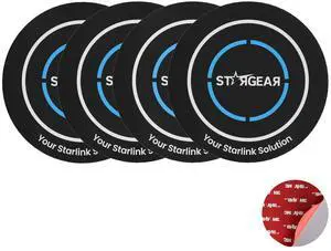 4PCS Starlink Mini/Gen 3 Magnetic Mount Plates, Adhesive Metal Plate Magnetic Pads for Satellite Dish Magnetic Car Mount, Starlink Mounting Accessory for Car Truck SUV Aluminum/Glass Cab Roof 4PCS Starlink Mini/Gen 3 Magnetic Mount Plates, Adhesive Metal Plate Magnetic Pads for Satellite Dish Magnetic Car Mount, Starlink Mounting Accessory for Car Truck SUV Aluminum/Glass Cab Roof