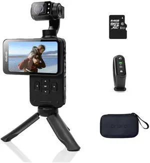 M5 Handheld Camera 5K, 3-Axis Stabilisation Video Camcorder | IR Night Vision | WiFi Vlogging Camera with 120° Wide Angle | Face Tracking, 64G Card, Remote Control, Bracket M5 Handheld Camera 5K, 3-Axis Stabilisation Video Camcorder | IR Night Vision | WiFi Vlogging Camera with 120° Wide Angle | Face Tracking, 64G Card, Remote Control, Bracket
