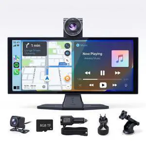 11" Carplay Screen for Car,Car Tablet for Apple Android Auto | 4K Dash Cam,Rear Backup Camera,Voice Touch Control,GPS Navigation,Bluetooth,Portable Wireless Mirror for Truck,Stereo Radio 11" Carplay Screen for Car,Car Tablet for Apple Android Auto | 4K Dash Cam,Rear Backup Camera,Voice Touch Control,GPS Navigation,Bluetooth,Portable Wireless Mirror for Truck,Stereo Radio