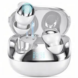 T33 Sleep Earbuds, Bluetooth 6.0 Noise Cancelling Sleep Headphones for Side Sleepers, ANC Up to 98%, Sleep Mode, 48H Playtime, Small Earbuds Comfort Fit for Sleeping, Travel, Work, White T33 Sleep Earbuds, Bluetooth 6.0 Noise Cancelling Sleep Headphones for Side Sleepers, ANC Up to 98%, Sleep Mode, 48H Playtime, Small Earbuds Comfort Fit for Sleeping, Travel, Work, White