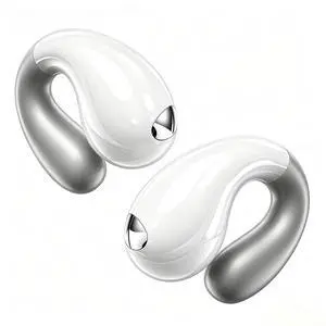 Upgraded Ultra Open Ear Earbuds - Lightweight Comfort Clip-On Wireless Bone Conduction Earbuds, Secure Fit & AI-Powered Clear Calls Bluetooth Open Ear Headphones for Work,Commute,Workout,Running,White Upgraded Ultra Open Ear Earbuds - Lightweight Comfort Clip-On Wireless Bone Conduction Earbuds, Secure Fit & AI-Powered Clear Calls Bluetooth Open Ear Headphones for Work,Commute,Workout,Running,White