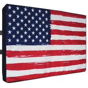 Outdoor TV Cover 40, 42, 43 inch - WITH ZIPPER, Weatherproof and Waterproof 360 degrees protection, 600D Heavy Duty Fabric American Flag Outdoor TV Cover 40, 42, 43 inch - WITH ZIPPER, Weatherproof and Waterproof 360 degrees protection, 600D Heavy Duty Fabric American Flag