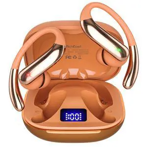 Bluetooth Headphones Wireless Earbuds Bluetooth 6.0 Headphone,Sport Bluetooth Earbuds Stereo Deep Bass Over Ear Bud with Earhooks,50Hrs Playtime, IP5 Waterproof Earphone for Gym/Running/Workout Orange Bluetooth Headphones Wireless Earbuds Bluetooth 6.0 Headphone,Sport Bluetooth Earbuds Stereo Deep Bass Over Ear Bud with Earhooks,50Hrs Playtime, IP5 Waterproof Earphone for Gym/Running/Workout Orange