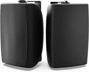8 Inch 600W Outdoor Speakers Passive Waterproof Wired with Powerful Bass, Wall Mount Durable Loud Sound System | Ideal for Large Spaces: Commercial Areas, Spacious Backyards, Auditorium (Black) 8 Inch 600W Outdoor Speakers Passive Waterproof Wired with Powerful Bass, Wall Mount Durable Loud Sound System | Ideal for Large Spaces: Commercial Areas, Spacious Backyards, Auditorium (Black)