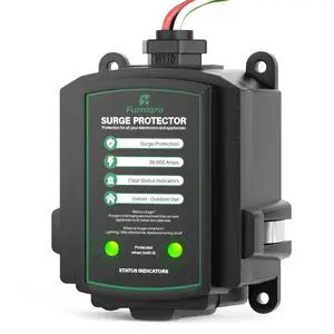 FHSPD36S Whole House Surge Protector for 36,000 Amps, Ultimate Surge Protection, Whole Home Surge Protector, Indoor/Outdoor Use, 120/240V FHSPD36S Whole House Surge Protector for 36,000 Amps, Ultimate Surge Protection, Whole Home Surge Protector, Indoor/Outdoor Use, 120/240V