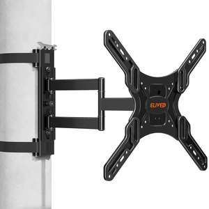 Pillar TV Mount for 26-60" TVs, No Drill Column TV Bracket for Gazebo Patio Full Motion Swivel, Tilt, Level, Heavy Duty Post Mount for Pergola, Fits Multi-Shaped Poles, Max VESA 400x400mm, 77 Lbs Pillar TV Mount for 26-60" TVs, No Drill Column TV Bracket for Gazebo Patio Full Motion Swivel, Tilt, Level, Heavy Duty Post Mount for Pergola, Fits Multi-Shaped Poles, Max VESA 400x400mm, 77 Lbs