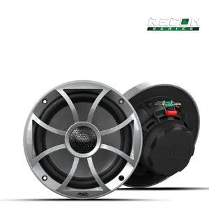 Recon 6-S | High Output Component Style 6.5" Marine Coaxial Speakers with Silver Grille Recon 6-S | High Output Component Style 6.5" Marine Coaxial Speakers with Silver Grille