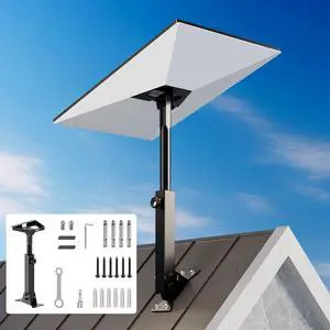 Starlink Mount Adjustable Starlink Roof Mount Kit Standard Gen 3//4/4X Mount with Telescoping Support Arm Metal Construction for Starlink 4 Mount Easy Installation for Concrete Tile Wood Roof Wall Starlink Mount Adjustable Starlink Roof Mount Kit Standard Gen 3//4/4X Mount with Telescoping Support Arm Metal Construction for Starlink 4 Mount Easy Installation for Concrete Tile Wood Roof Wall