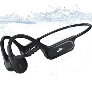 Swimming Headphones, IP68 Waterproof Bone Conduction Headphones for Swimming, Bluetooth 6.1 Swimming Headphone Underwater with MP3 Mode 32GB Memory for Running, Surfing, Cycling, Fitness Swimming Headphones, IP68 Waterproof Bone Conduction Headphones for Swimming, Bluetooth 6.1 Swimming Headphone Underwater with MP3 Mode 32GB Memory for Running, Surfing, Cycling, Fitness