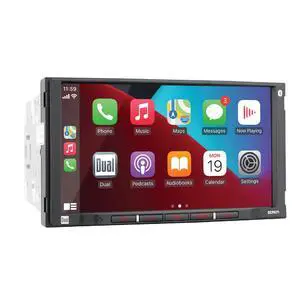 DCPA71 7" Apple CarPlay Android Auto Double DIN Car Stereo | Certified Apple CarPlay and Android Auto, Bluetooth hands-free calling and streaming, backup camera input, USB charging DCPA71 7" Apple CarPlay Android Auto Double DIN Car Stereo | Certified Apple CarPlay and Android Auto, Bluetooth hands-free calling and streaming, backup camera input, USB charging