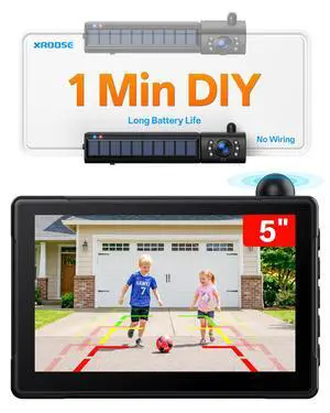 Solar Wireless Backup Camera with 1080P Monitor 1Min Easy Install | Auto On Off,Adjustable Wide Angle Reverse Camera,Anti-Theft,Split Screen,IP69K Waterproof Backup Camera for Car,SUV,Truck Solar Wireless Backup Camera with 1080P Monitor 1Min Easy Install | Auto On Off,Adjustable Wide Angle Reverse Camera,Anti-Theft,Split Screen,IP69K Waterproof Backup Camera for Car,SUV,Truck