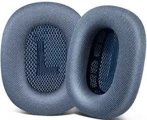 Upgraded Ear Pads for AirPods Max 1 & 2 Over-Ear Headphones, Upgraded Earpads Replacement Cushions with Durable Mesh Fabric, Noise Isolation and Stronger Magnet - Sky Blue Upgraded Ear Pads for AirPods Max 1 & 2 Over-Ear Headphones, Upgraded Earpads Replacement Cushions with Durable Mesh Fabric, Noise Isolation and Stronger Magnet - Sky Blue