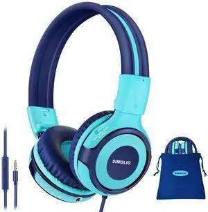Manyshare Series- Kids Wired Headphones for School with Mic, 75/85/94dB Volume Limit, Share Port for Tablet iPad Laptop PC, Durable Foldable Boy Headset w/Carry Bag for Travel Airplane Gaming Manyshare Series- Kids Wired Headphones for School with Mic, 75/85/94dB Volume Limit, Share Port for Tablet iPad Laptop PC, Durable Foldable Boy Headset w/Carry Bag for Travel Airplane Gaming