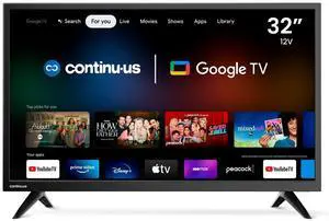 32" 12V RV Smart TV Android TV with Google Assistant, Chromecast, and Free Streaming Apps 720p HD - CT-32TS10 32" 12V RV Smart TV Android TV with Google Assistant, Chromecast, and Free Streaming Apps 720p HD - CT-32TS10