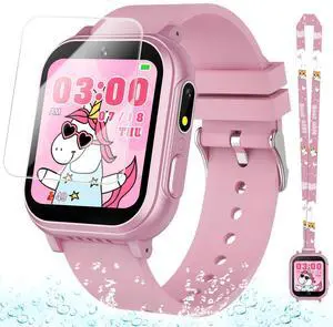 Waterproof Smart Watch for Kids Gift for Girls Age 5-12 with Dual Camera | 32 Games, Habit Tracking, Music Player, Video, Alarm Clock, HD Touchscreen Kids Smart Watch Birthday Toys for 3-12 Year Old Waterproof Smart Watch for Kids Gift for Girls Age 5-12 with Dual Camera | 32 Games, Habit Tracking, Music Player, Video, Alarm Clock, HD Touchscreen Kids Smart Watch Birthday Toys for 3-12 Year Old
