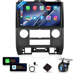 8Core 4G+64G Car Stereo for Ford Escape/Ford Kuga/Mazda Tribute 2007-2012 | Radio with 9inch 1280x720P Touchscreen WiFi Wireless CarPlay Android Auto Bluetooth 5.0 GPS DSP 36EQ Backup Camera 8Core 4G+64G Car Stereo for Ford Escape/Ford Kuga/Mazda Tribute 2007-2012 | Radio with 9inch 1280x720P Touchscreen WiFi Wireless CarPlay Android Auto Bluetooth 5.0 GPS DSP 36EQ Backup Camera